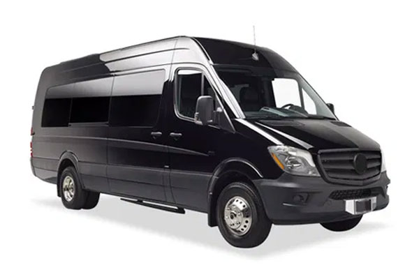 The 11-14 passenger sprinter van is perfect for that group of corporate executives who require the VIP treatment.